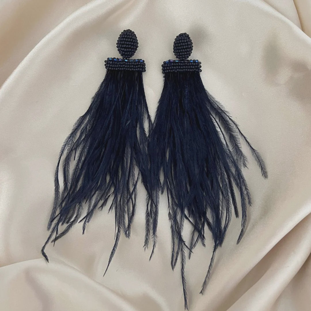 ISADORA FEATHER EARRINGS